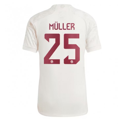 Fotbalové Dres Bayern Munich Thomas Muller #25 Alternativní 2023-24 Krátký Rukáv